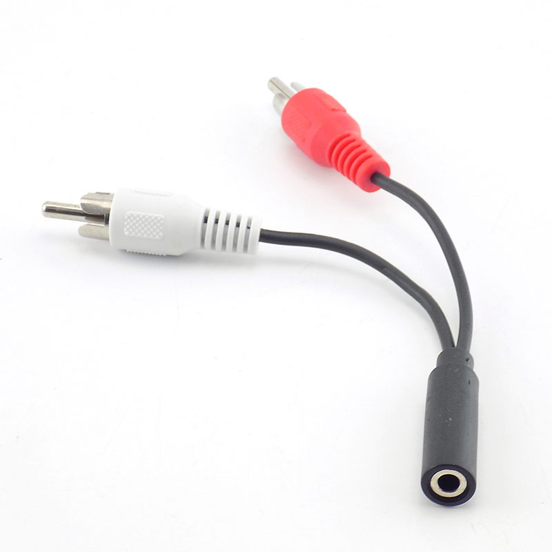 3.5 มม.RCA หญิงแจ็คสเตอริโอ 2  - Cable Extension 3.5 บทวิจารณ์และราคา