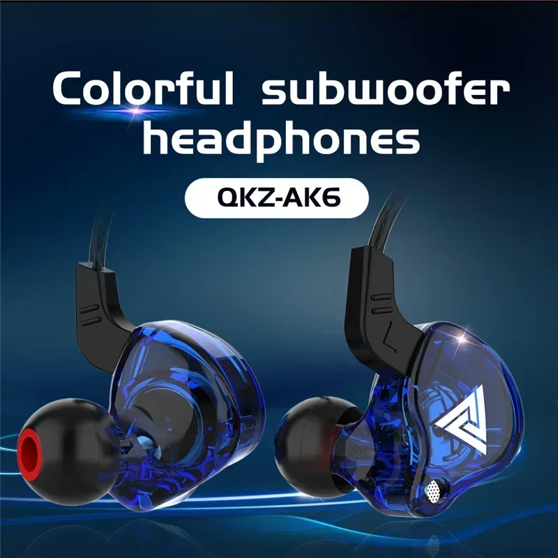หูฟังแบบมีสาย QKZ AK6 รุ่นใหม่ - Wired Earphone Mic บทวิจารณ์และราคา