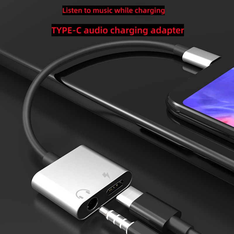 อะแดปเตอร์เสียง2อิน1ชนิด C ถึง - Audiophile Headphone Wired บทวิจารณ์และราคา
