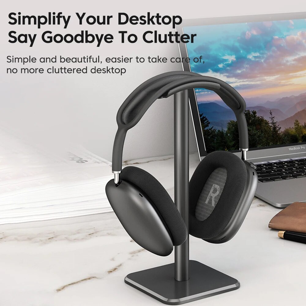 Universal ขาตั้งหูฟังอลูมิเนีย - Headphone Stand Desk บทวิจารณ์และราคา