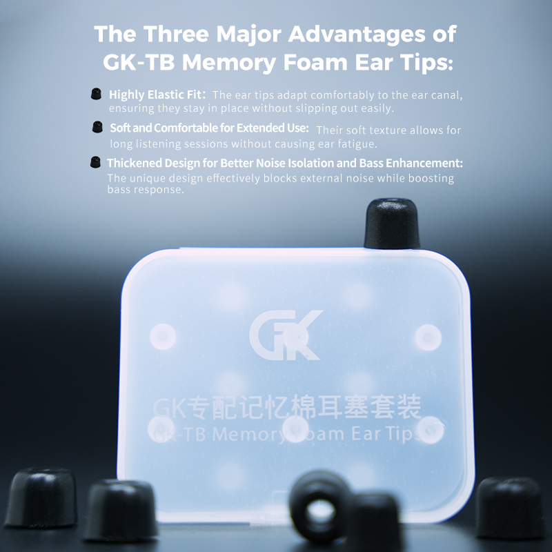 GK-TB 3 คู่ (6 ชิ้น) แผ่นรองหู - Earphone Foam Tip บทวิจารณ์และราคา