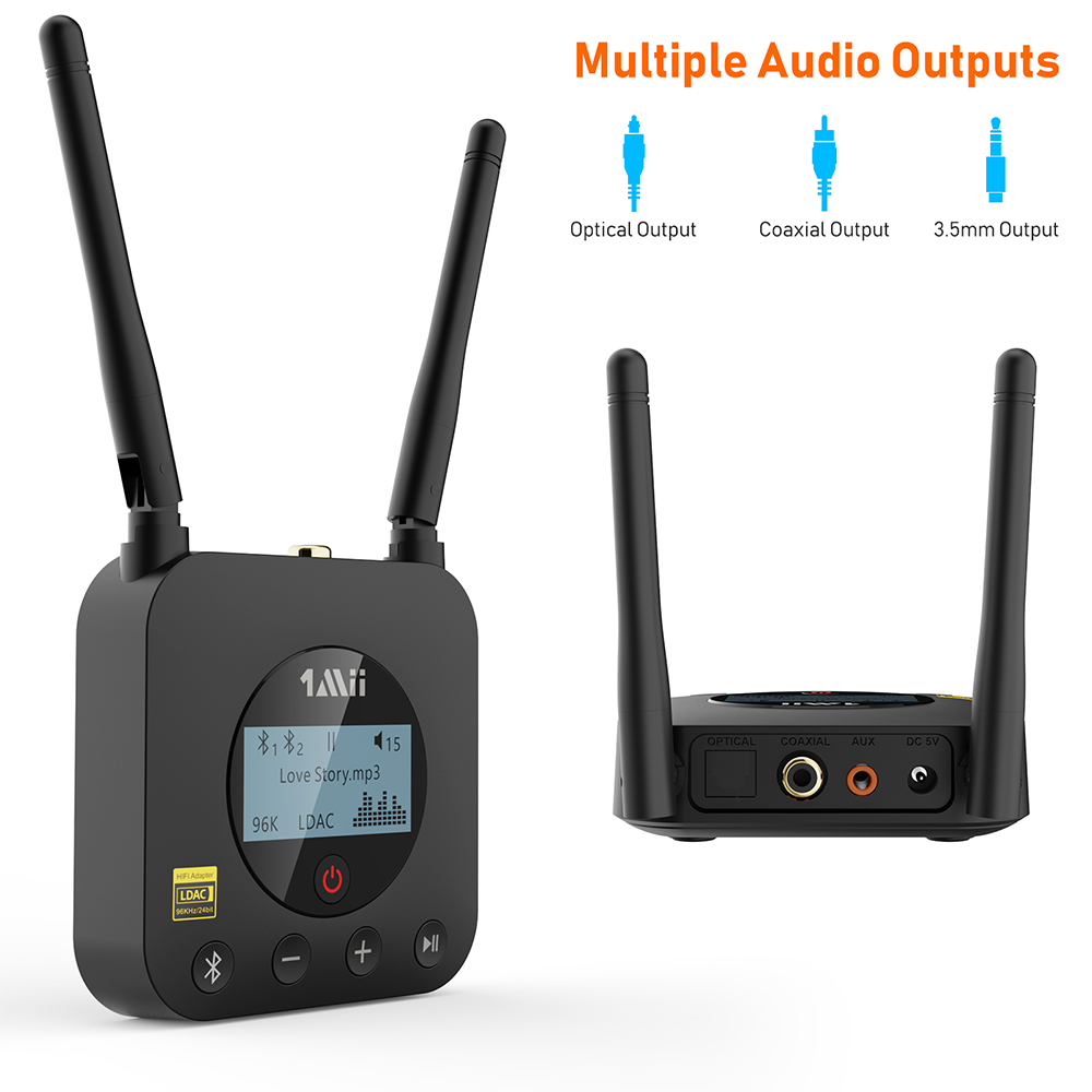 เครื่องรับสเตอริโอ 1Mii B06Pro - Bluetooth Adapter Receiver บทวิจารณ์และราคา