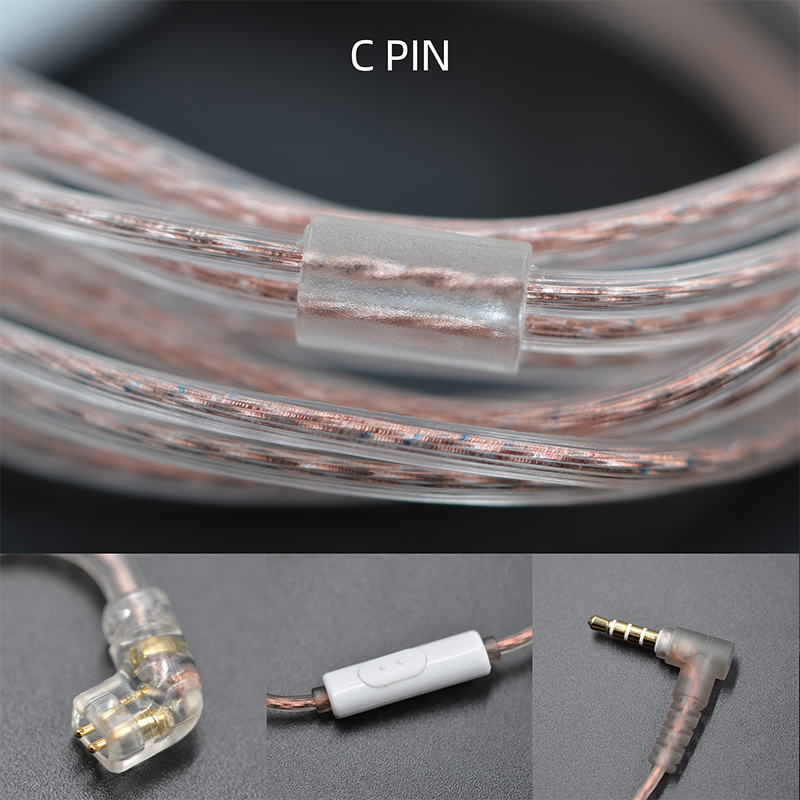 สายหูฟัง KZ ของแท้ สายทองแดงปล - Wired Earphone Mic บทวิจารณ์และราคา