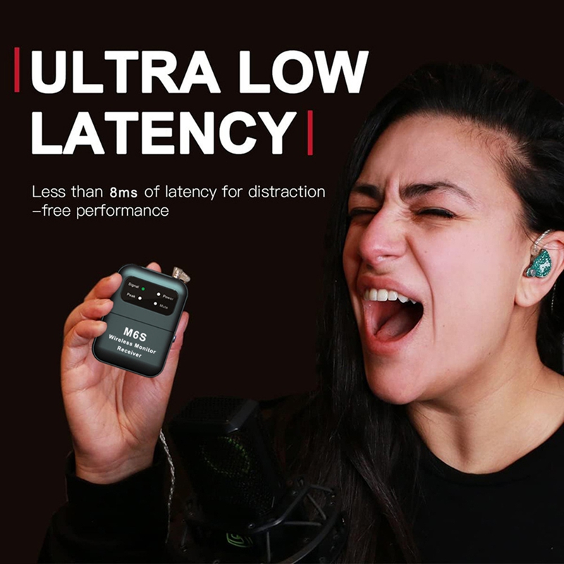 A73E-2.4G ไร้สาย In Ear Monito - In Ear Monitor Iem บทวิจารณ์และราคา