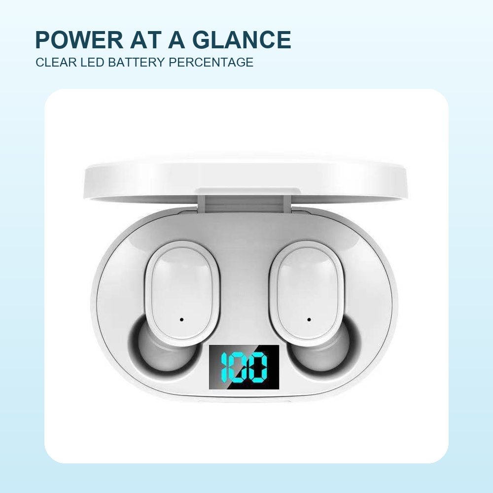 จอแสดงผลดิจิตอล TWS บลูทูธ 5.0 - Earbuds Charging Case บทวิจารณ์และราคา