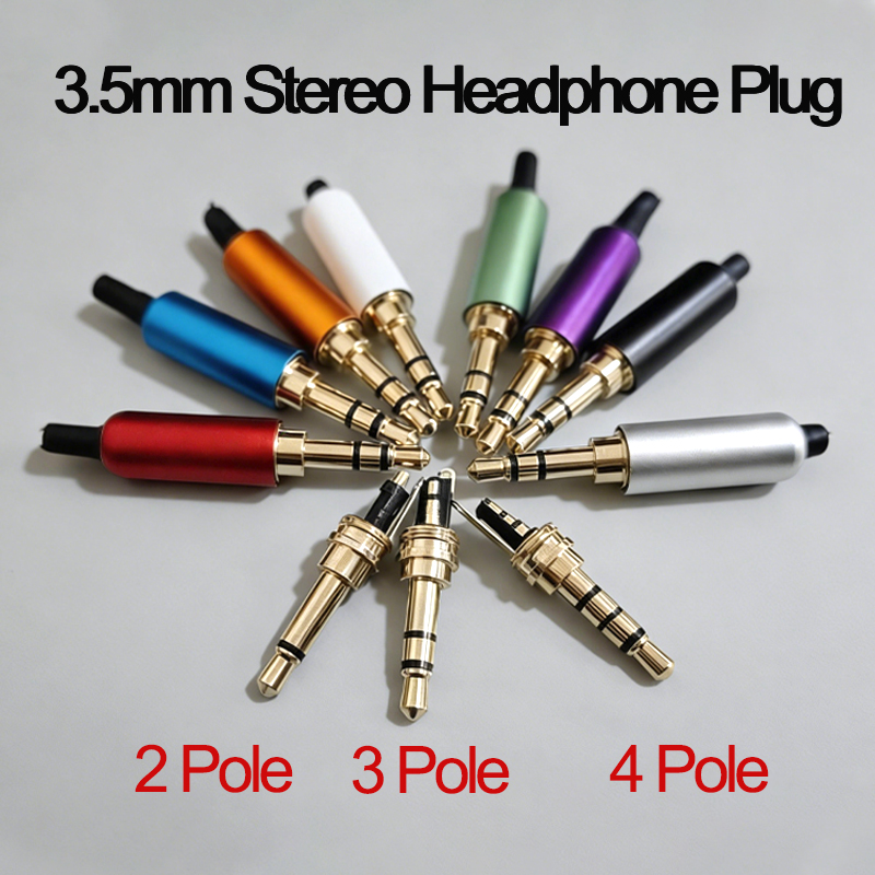 1PC 3.5 มม. ขั้วต่อเสียง 2/3/4 - Audiophile Headphone Wired บทวิจารณ์และราคา