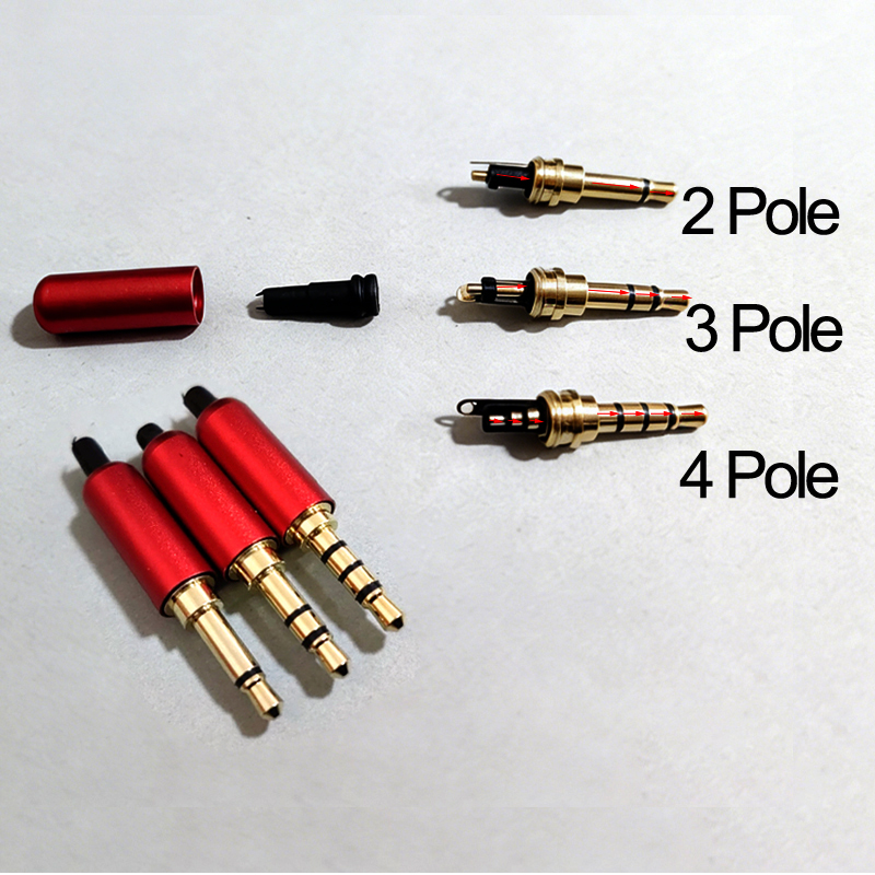 1PC 3.5 มม. ขั้วต่อเสียง 2/3/4 - Audiophile Headphone Wired บทวิจารณ์และราคา