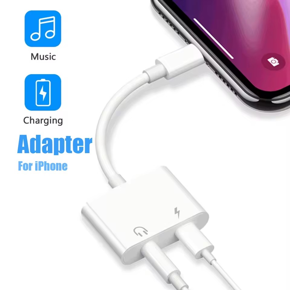 อะแดปเตอร์แปลงเสียงและชาร์จ 2  - Earphone Splitter Jack บทวิจารณ์และราคา